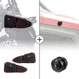 Kemimoto Polaris RZR XP 1000 Front Side Door Bags & Front Camera