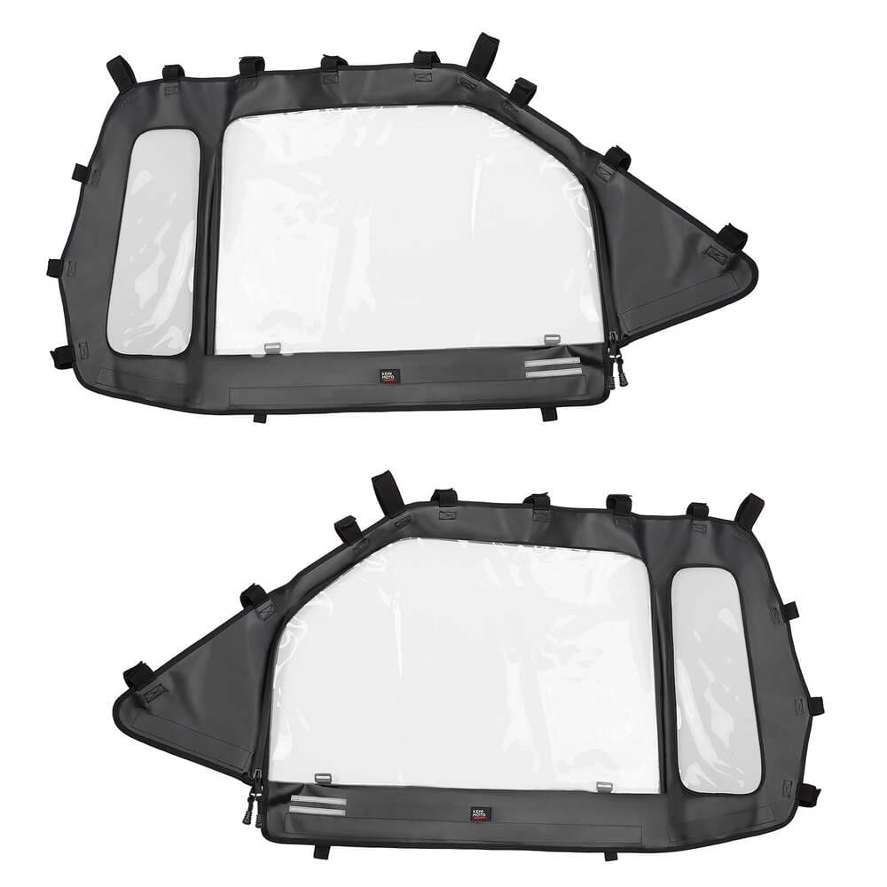 Kemimoto Polaris RZR XP 1000 Front Soft Clear Windshield & Soft Cab Enclosures