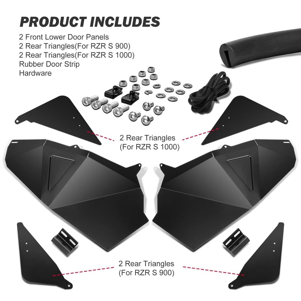 Kemimoto Polaris RZR XP 1000 Lower Door Panel Inserts