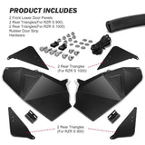 Kemimoto Polaris RZR XP 1000 Lower Door Panel Inserts