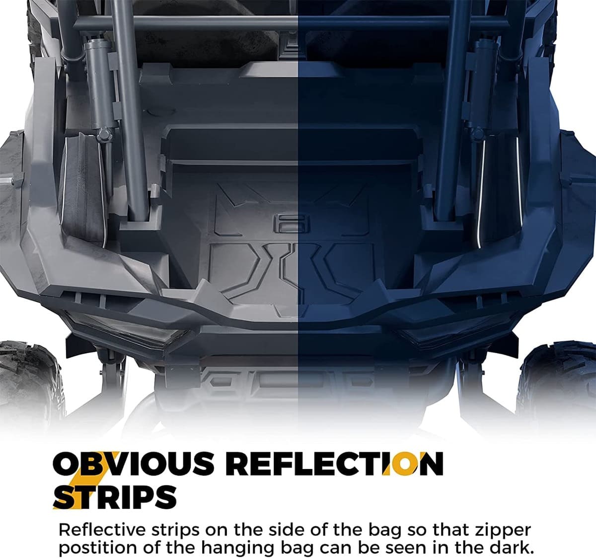 Kemimoto Polaris RZR XP 1000 Rear Corner Bag - 2 PCs