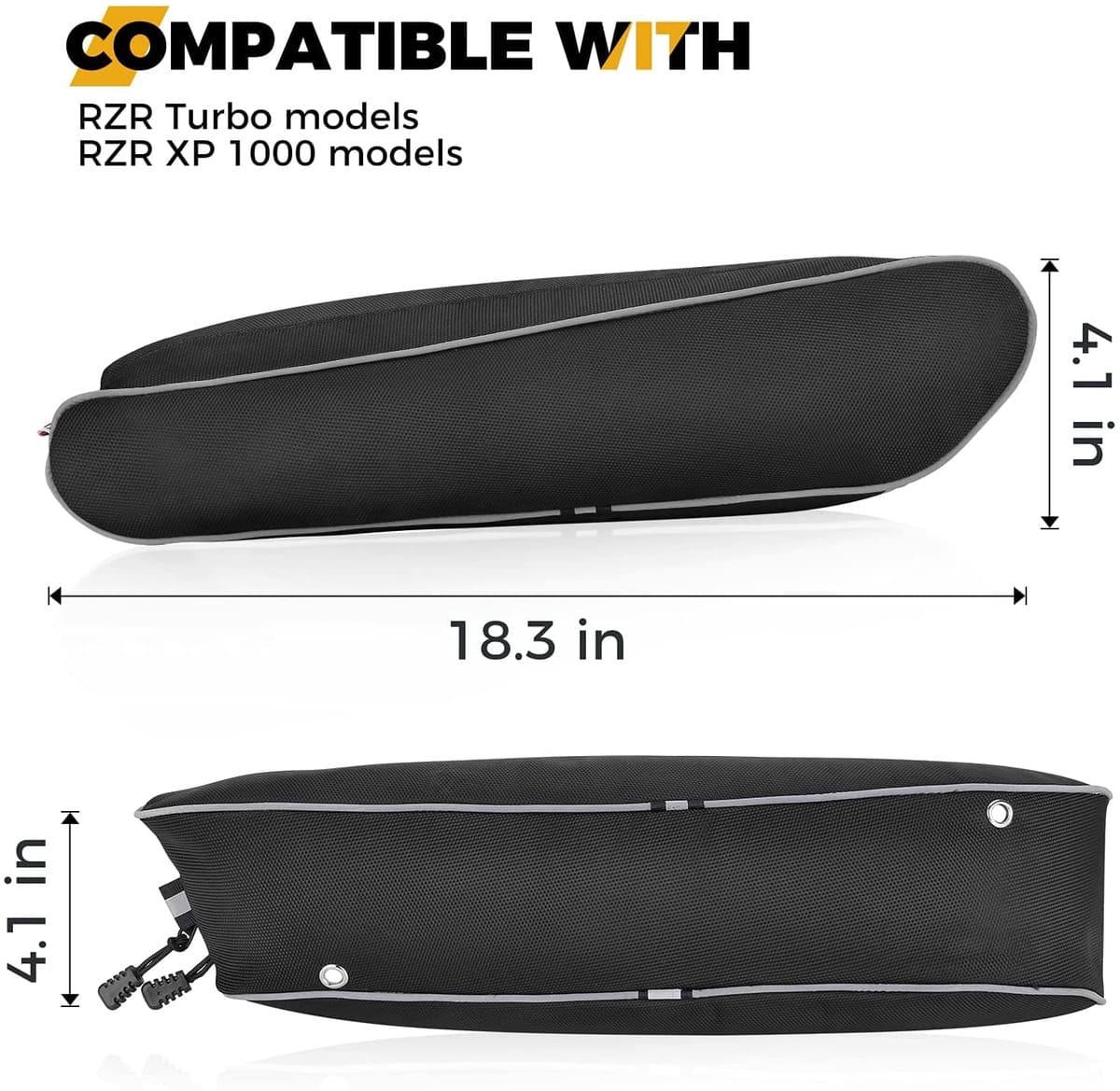 Kemimoto Polaris RZR XP 1000 Rear Corner Bag - 2 PCs