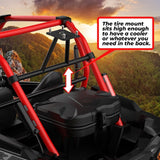 Kemimoto Polaris RZR XP 1000 Spare Tire Carrier Mount & Side Nerf Bars Rock Sliders