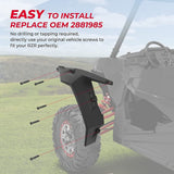 Kemimoto Polaris RZR XP 1000 Extended Front Full Mud Flaps - 2PCs