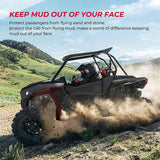 Kemimoto Polaris RZR XP 1000 Extended Front Full Mud Flaps - 2PCs