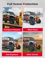 Kemimoto Polaris RZR XP 1000 / Turbo Windshield Cover for Ice and Snow