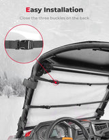 Kemimoto Polaris RZR XP 1000 / Turbo Windshield Cover for Ice and Snow