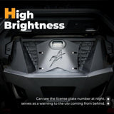 Kemimoto Polaris RZR XP 1000 Universal LED License Plate Bracket Kit