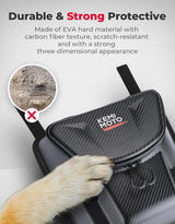 Kemimoto Polaris RZR XP 1000 Upgraded EVA UTV Center Storage Bag with PVC Zippers