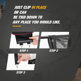 Kemimoto Polaris RZR XP 1000 UTV Cab Pack Center Seat Storage Bag