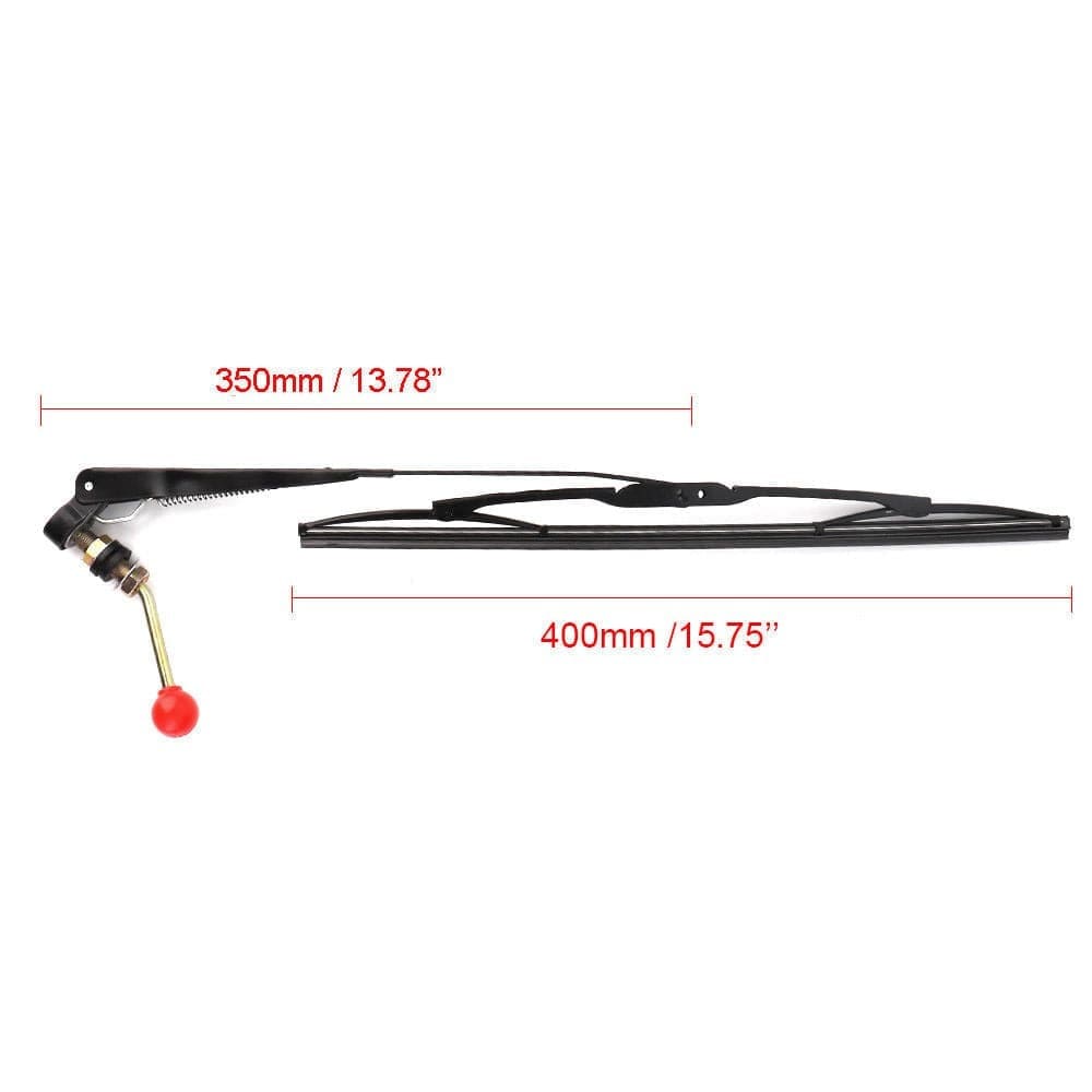 Kemimoto Polaris RZR XP 1000 UTV Manual Hand Operated Windshield Wiper