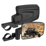 Kemimoto Polaris RZR XP 1000 UTV 1.65-2 Inch Roll Bars Side Mirrors w/ Spring Back
