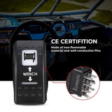 Kemimoto Polaris RZR XP 1000 Winch Rocker Switches - 7 Pin