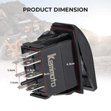 Kemimoto Polaris RZR XP 1000 Winch Rocker Switches - 7 Pin