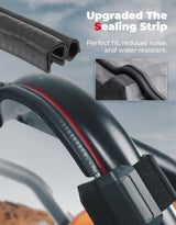 Kemimoto Polaris RZR XP 4 1000 Heavy Duty Rear Windshield - 4 Seater