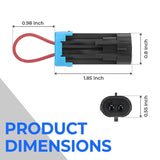 Kemimoto Polaris UTV Bypass Seat Belt - 2 PCs