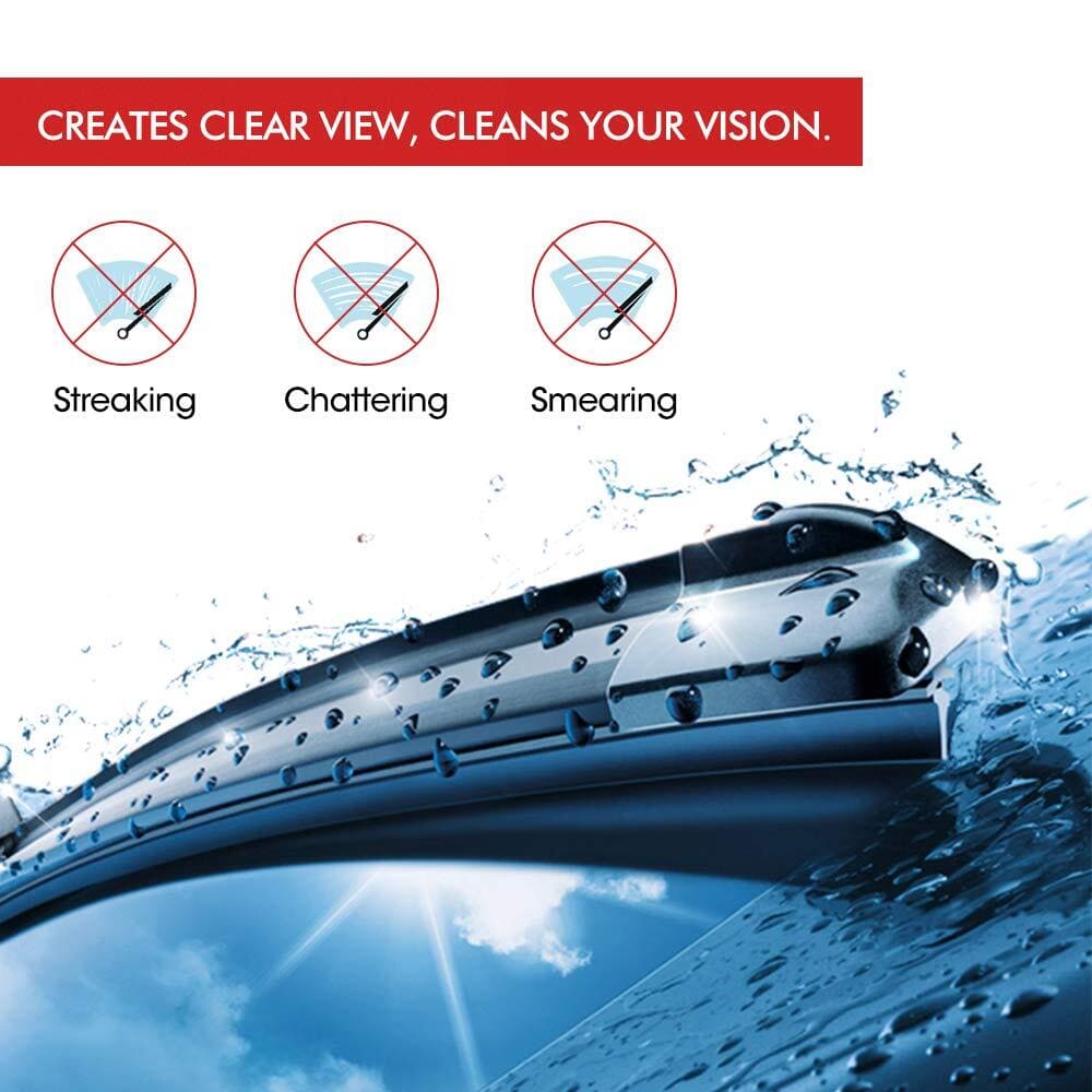 Kemimoto Polaris UTV Hand Operated Manual Windshield Wiper Kit