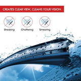 Kemimoto Polaris UTV Hand Operated Manual Windshield Wiper Kit