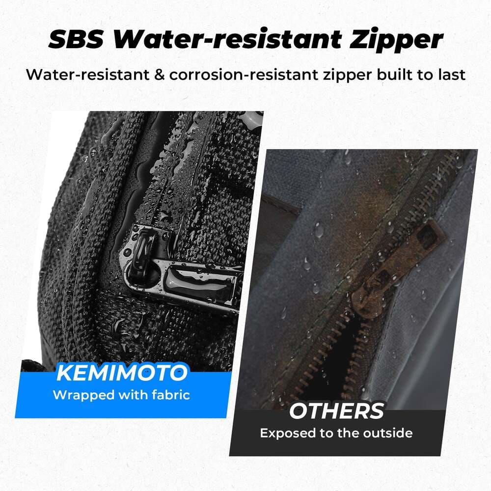 Kemimoto Polaris UTV Roll Bar Triangle Storage Bag