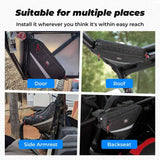 Kemimoto Polaris UTV Roll Bar Triangle Storage Bag