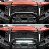 Kemimoto Polaris Xpedition ADV Front Mesh Grill W/ Accent Light