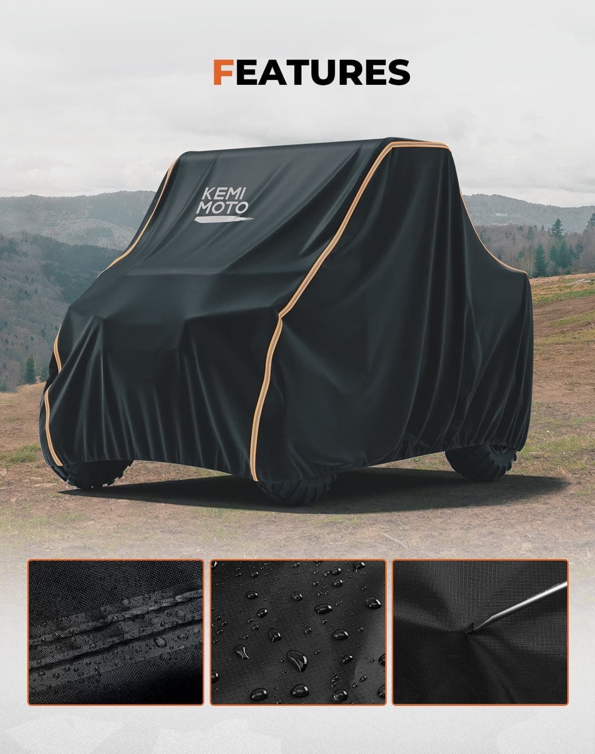 Kemimoto Ranger 570/500/ZForce 800 2-3 Seater UTV Cover