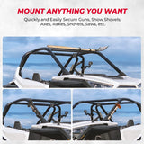 Kemimoto Shovel Holder Rubber Roof Rack Straps Fits 1.5"-3.5" Diameter Tools