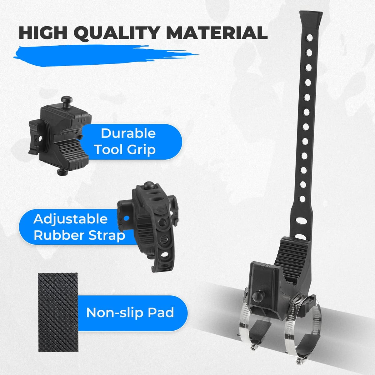 Kemimoto Universal 0.75-2.25" Roll Bars Type B Rubber Tool Clamp