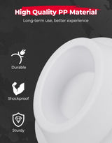 Kemimoto 6x9 Universal White Angeled Speaker Pods - 2 PCs