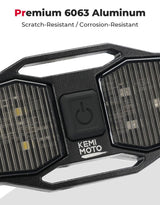 Kemimoto Universal Cab Roll Cage Waterproof LED Light