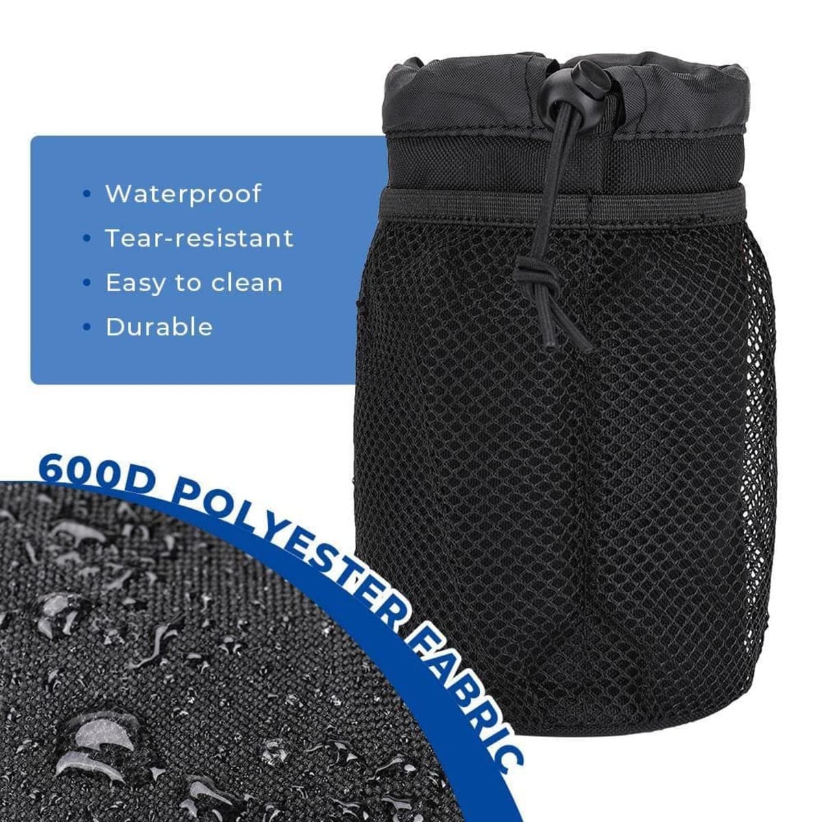 Kemimoto Universal 1.5"-2" Roll Cage Cup Holder - 2 PCs