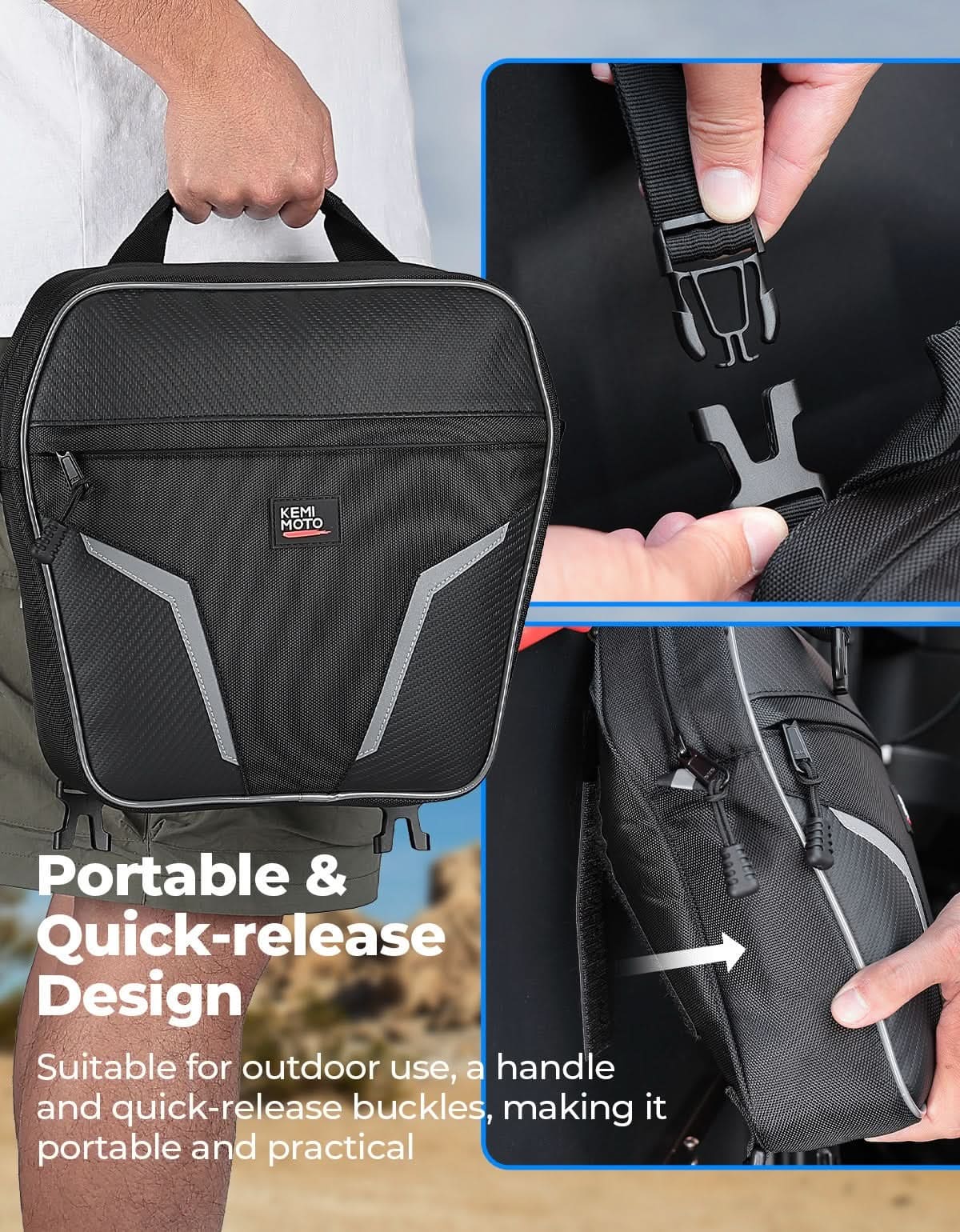 Kemimoto Universal Door Storage Bags