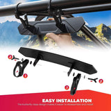 Kemimoto UTV 1.65"-2" Rear View Mirror & 1.75"-2" LED Side Mirror