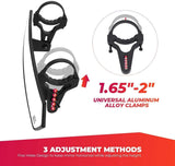 Kemimoto UTV 1.65"-2" RBG Light Side Mirror & 1.75" Convex Side Mirror