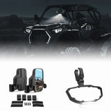 Kemimoto UTV 1.75" / 2" Side View Mirrors & Center Mirror