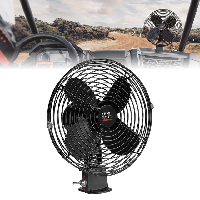 Kemimoto UTV 12V 8'' Cooling Fan