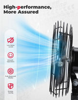 Kemimoto UTV 12V 8'' Cooling Fan