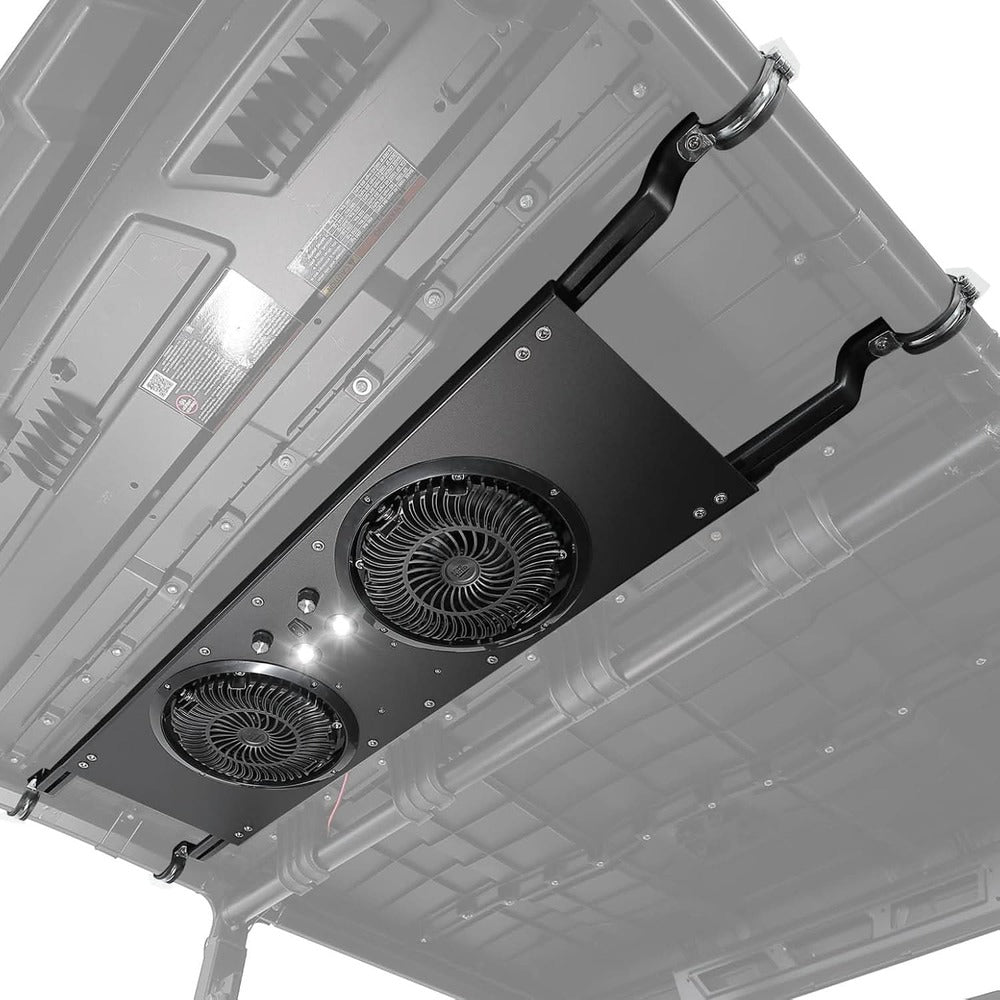 Kemimoto UTV 57-41 Inch Width Roof Fan w/ Lights