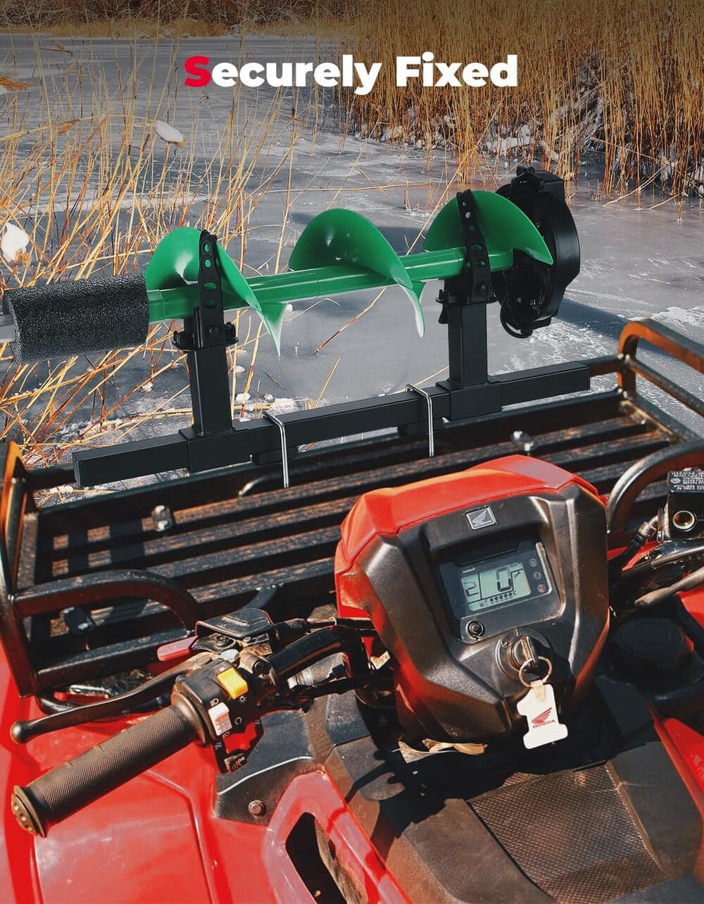 Kemimoto UTV/ATV Tool Holder Universal U-Bolt - 0.79"/1.77" Square Tube