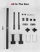 Kemimoto UTV/ATV Tool Holder Universal U-Bolt - 0.79"/1.77" Square Tube