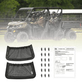 Kemimoto UTV Can-Am Defender Max Rear Backrest Storage Nets