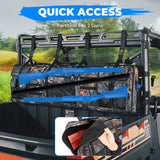 Kemimoto UTV Double Gun Holder Tool Rack for Hunting Gear