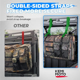 Kemimoto UTV Double Gun Holder Tool Rack for Hunting Gear