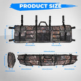 Kemimoto UTV Double Gun Holder Tool Rack for Hunting Gear