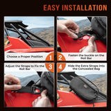 Kemimoto UTV Drive Belt Storage Bag w/ Reflective Strip