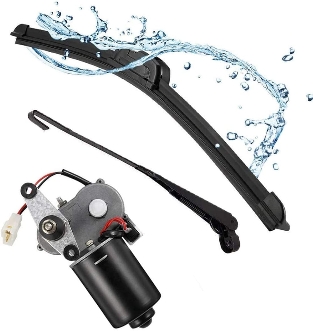Kemimoto UTV Electric Windshield Wiper Kit - 12V
