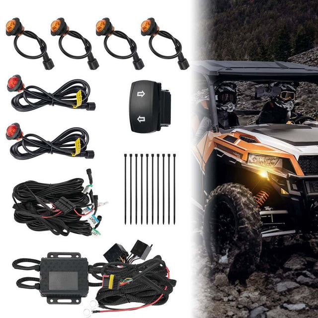 Kemimoto UTV Plug & Play Turn Signal Kit