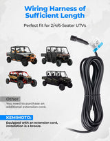 Kemimoto UTV Plug & Play Turn Signal Kit
