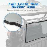 Kemimoto UTV Polaris Ranger Tint Hard Roof Rear Windshield