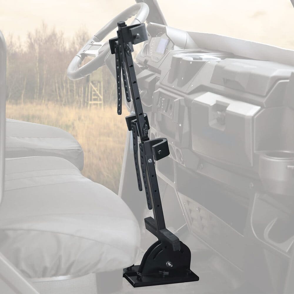 Kemimoto UTV Shotgun Holder Floor Vertical Mount Holder